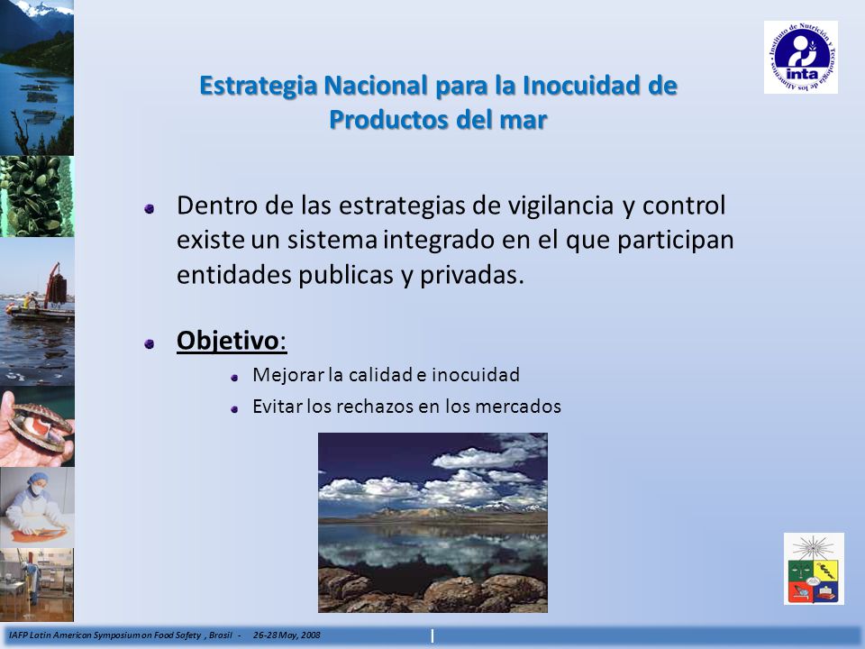 Estrategia Nacional para la Inocuidad de Productos del mar
