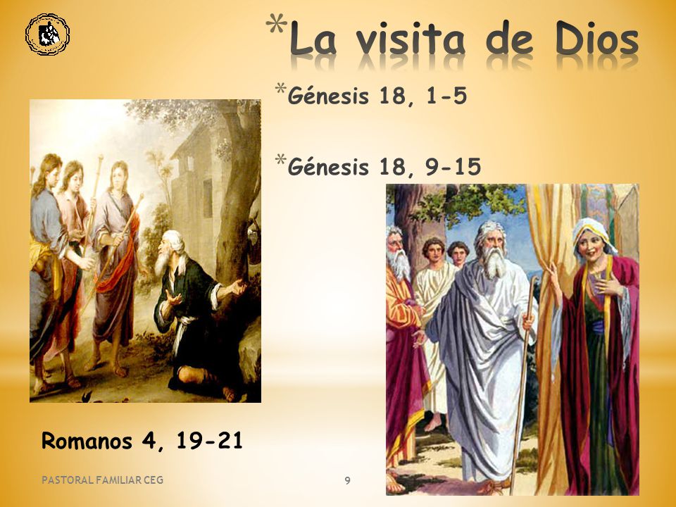 La visita de Dios Génesis 18, 1-5 Génesis 18, 9-15 Romanos 4, 19-21