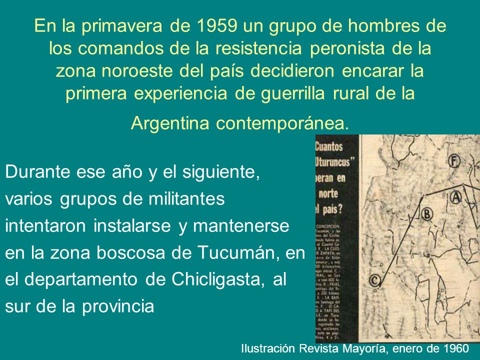 Durante ese año y el siguiente, varios grupos de militantes