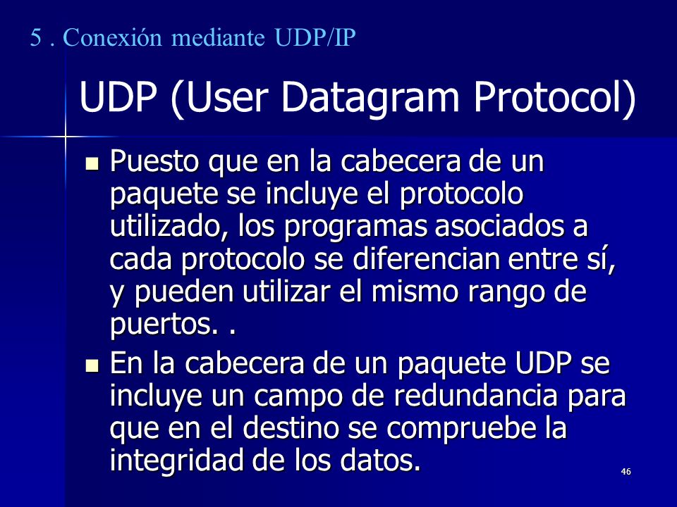 UDP (User Datagram Protocol)