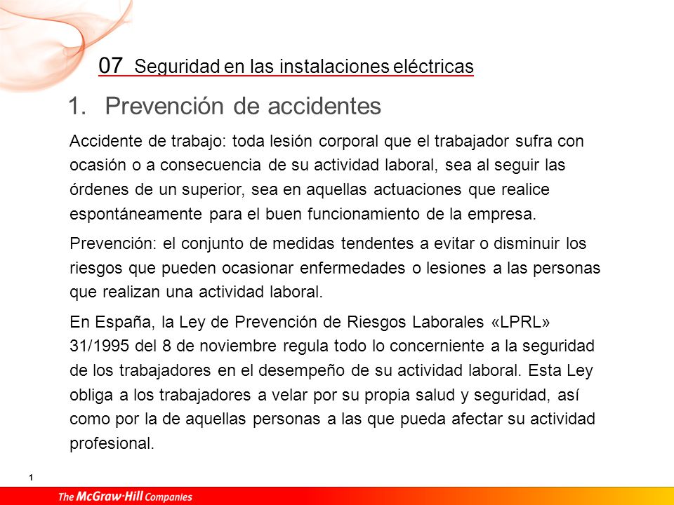 Seguridad en el trabajo: incluye acciones dirigidas a evitar accidentes laborales o minimizar sus consecuencias. Será necesario atender a lo siguiente: