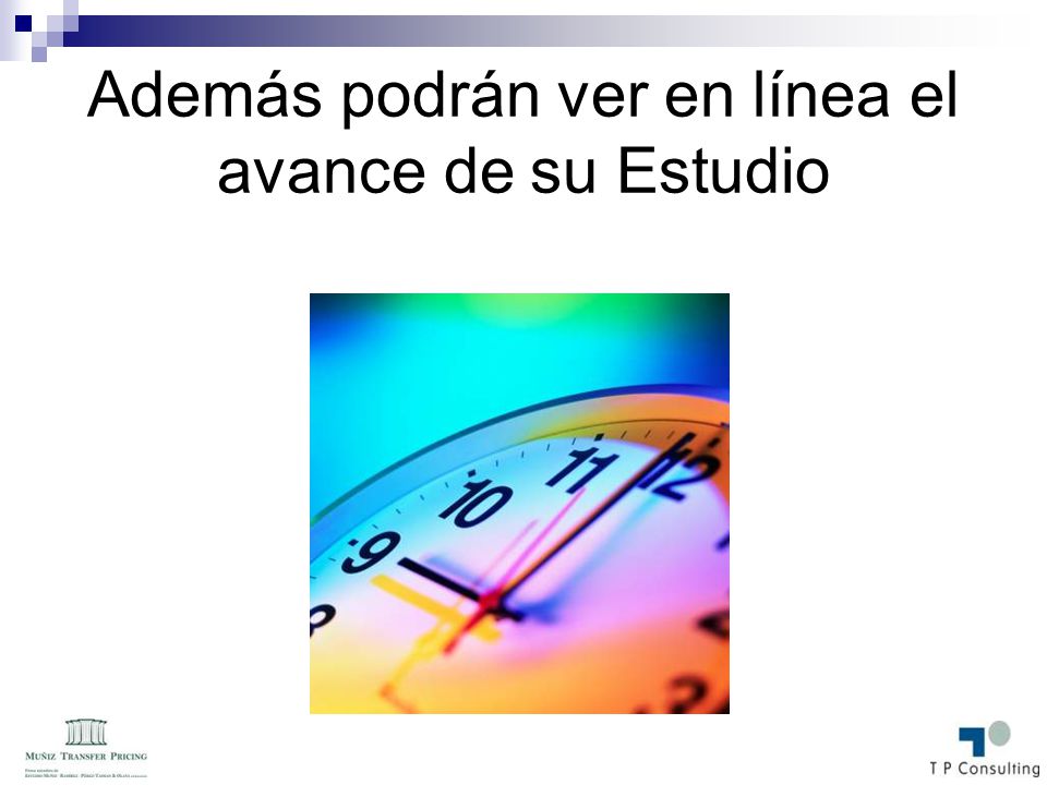 Además podrán ver en línea el avance de su Estudio