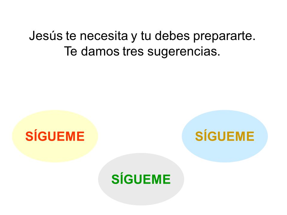 Jesús te necesita y tu debes prepararte. Te damos tres sugerencias.
