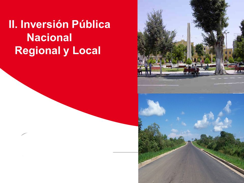 II. Inversión Pública Nacional Regional y Local Viñedos