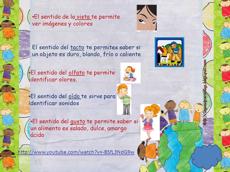 El sentido de la vista te permite ver imágenes y colores