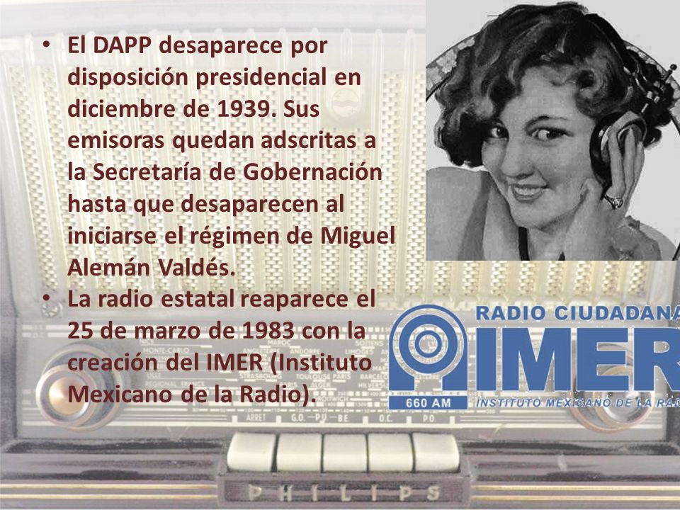 El DAPP desaparece por disposición presidencial en diciembre de 1939