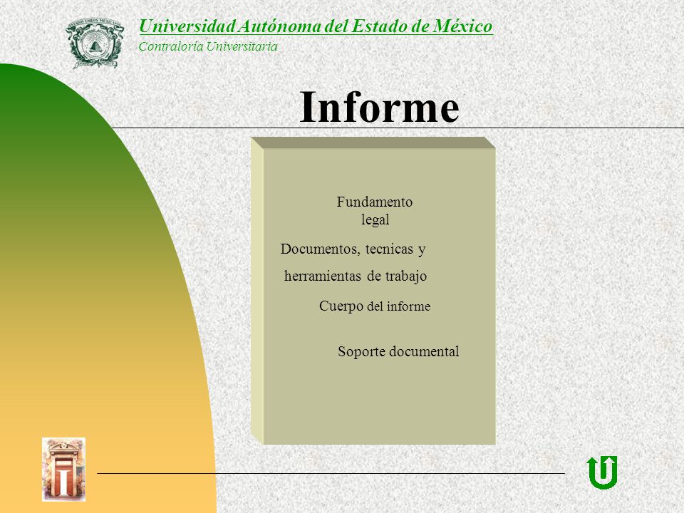 Informe Universidad Autónoma del Estado de México Fundamento legal