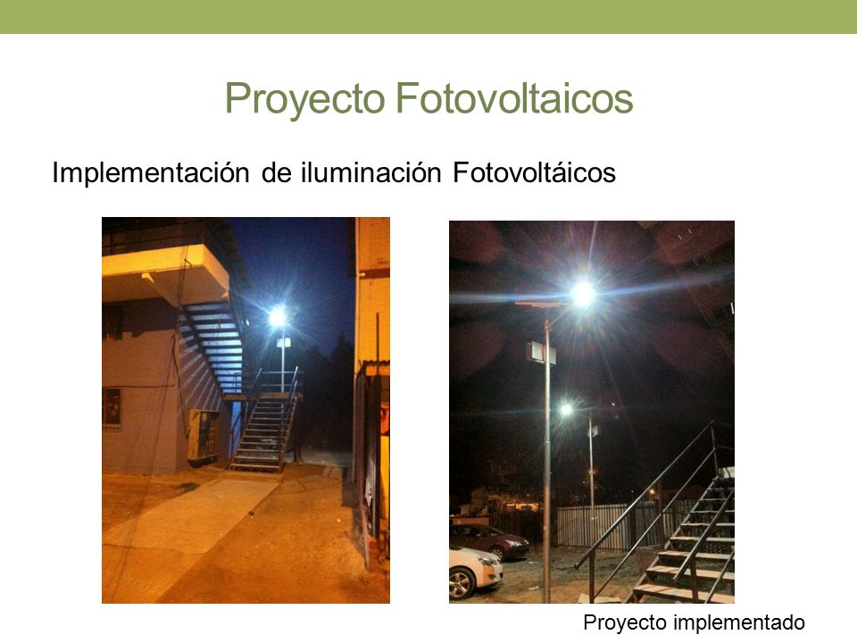 Proyecto Fotovoltaicos