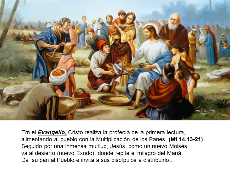 Em el Evangelio, Cristo realiza la profecía de la primera lectura,