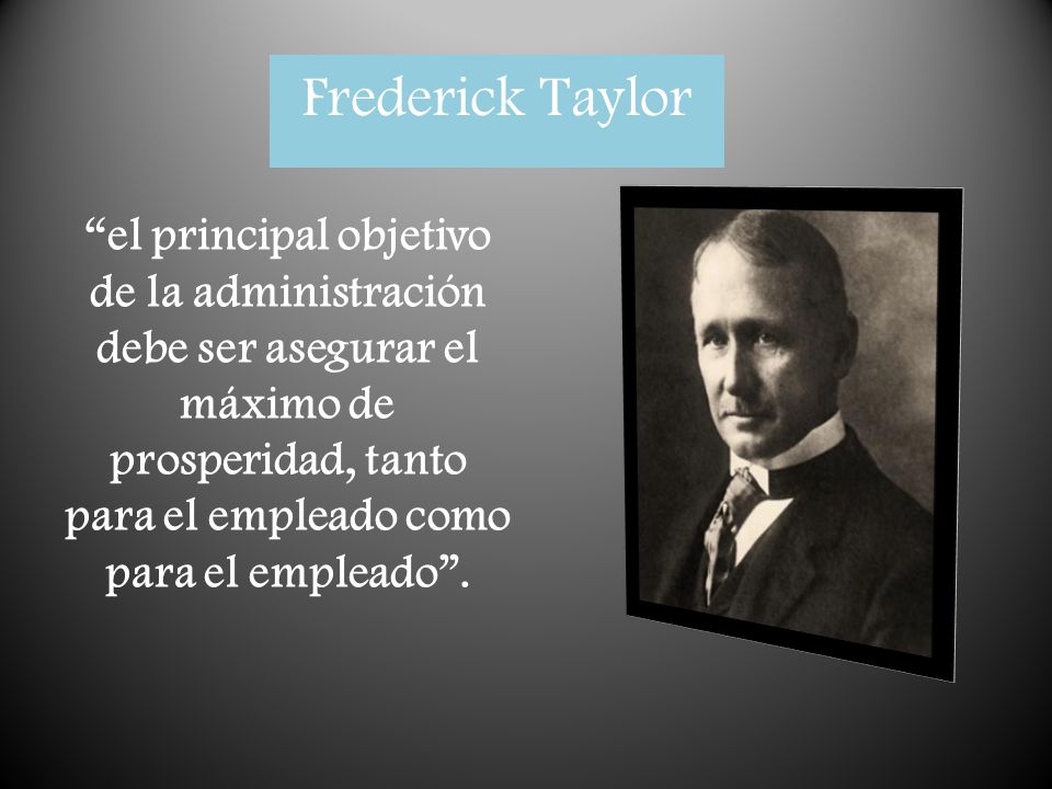 Frederick Taylor