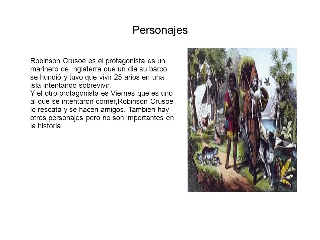 Mi libro favorito: Robinson Crusoe - ppt descargar