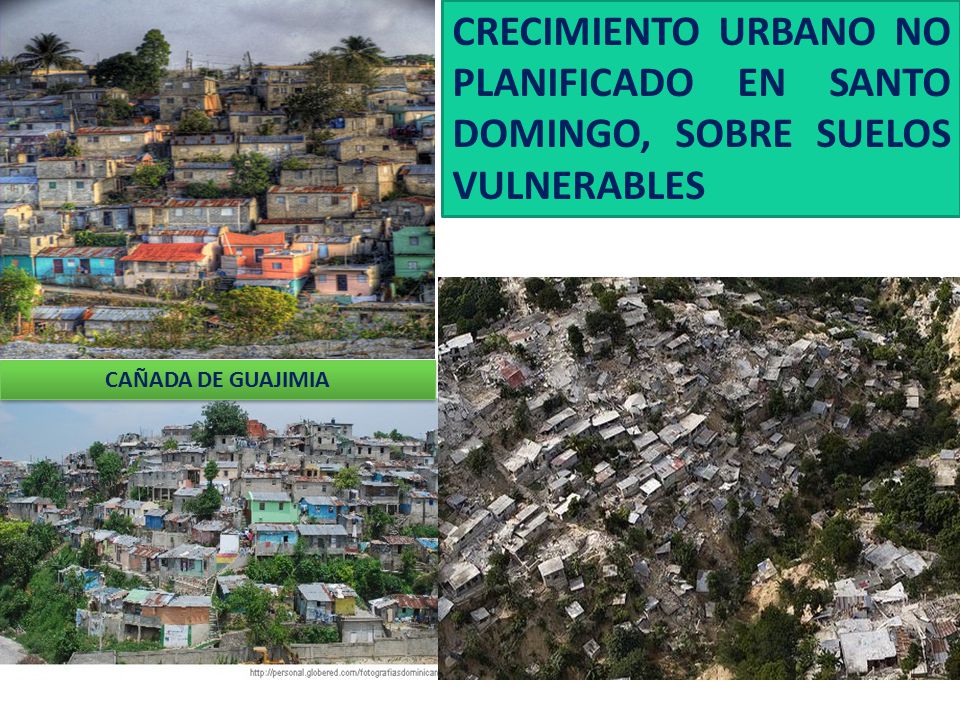 CRECIMIENTO URBANO NO PLANIFICADO EN SANTO DOMINGO, SOBRE SUELOS VULNERABLES