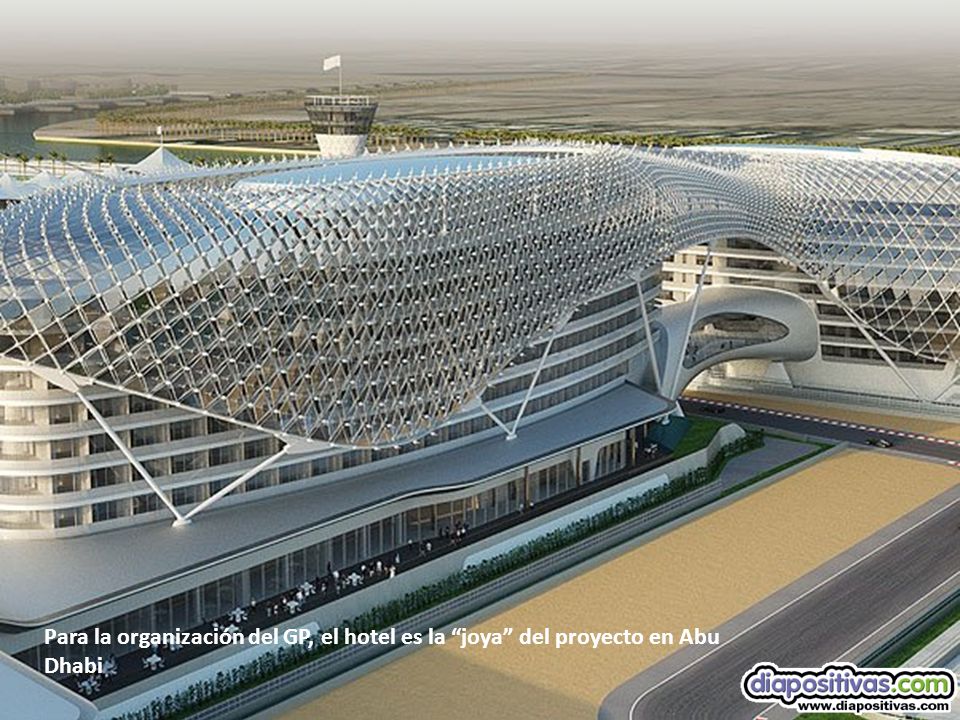 Para la organización del GP, el hotel es la joya del proyecto en Abu Dhabi