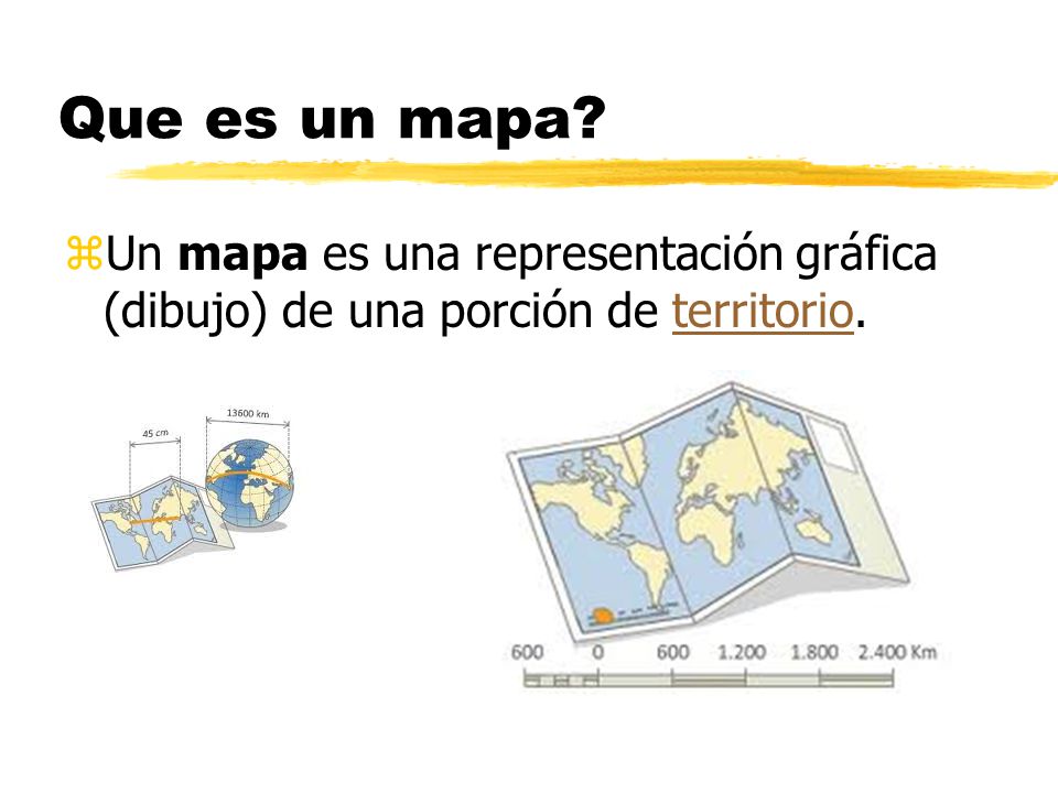Que es un mapa Un mapa es una representación gráfica (dibujo) de una porción de territorio.