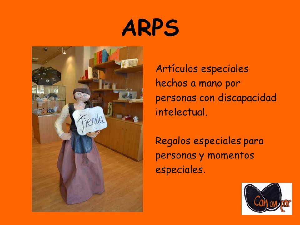 ARPS Artículos especiales hechos a mano por personas con discapacidad