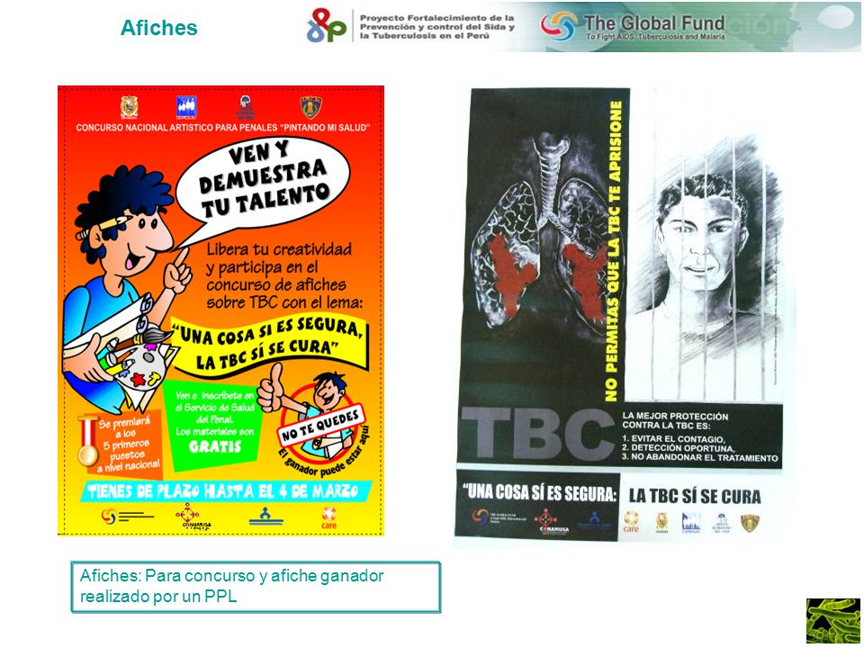 Afiches Afiches: Para concurso y afiche ganador realizado por un PPL