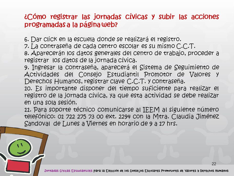 ¿Cómo registrar las jornadas cívicas y subir las acciones programadas a la página web