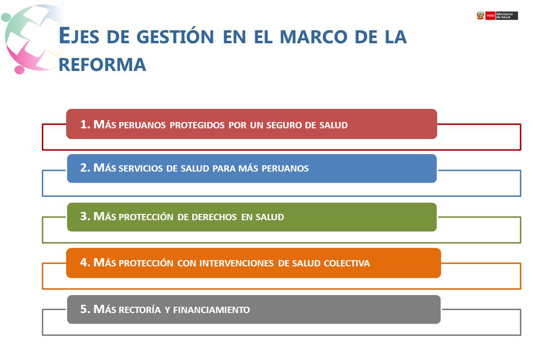 Ejes de gestión en el marco de la reforma