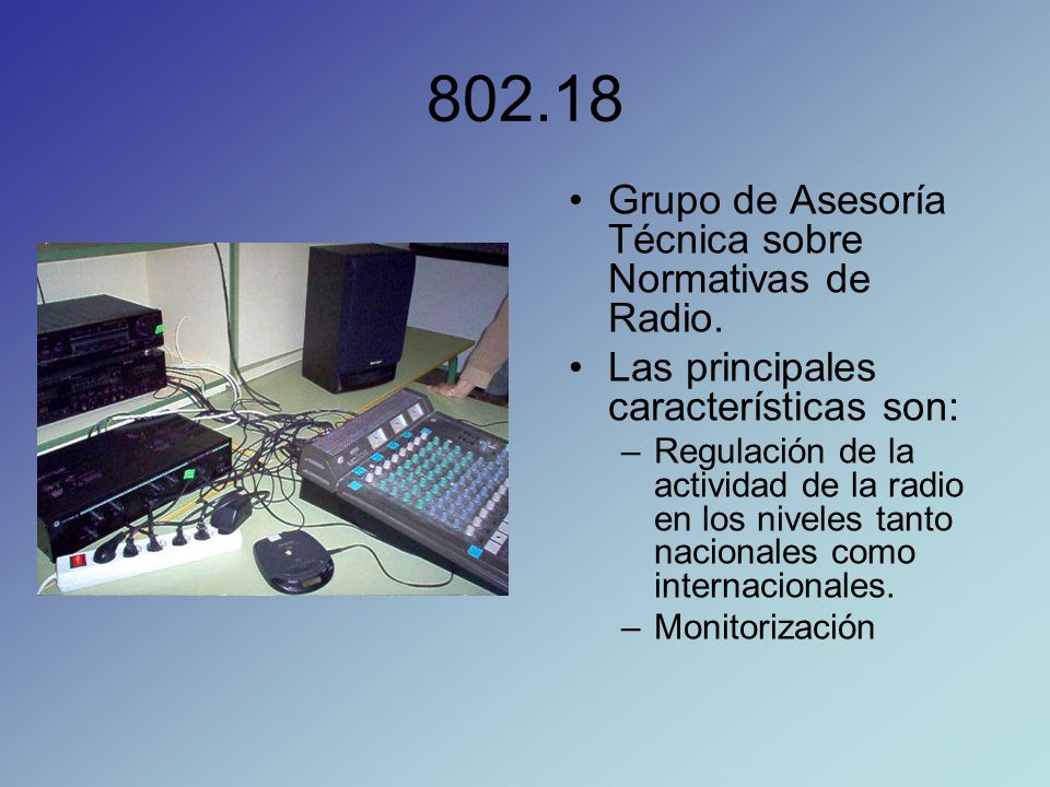 Grupo de Asesoría Técnica sobre Normativas de Radio.