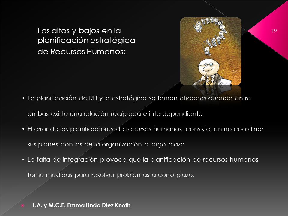 Los altos y bajos en la planificación estratégica de Recursos Humanos: