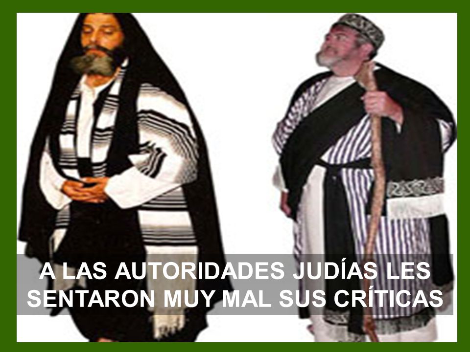 A LAS AUTORIDADES JUDÍAS LES SENTARON MUY MAL SUS CRÍTICAS