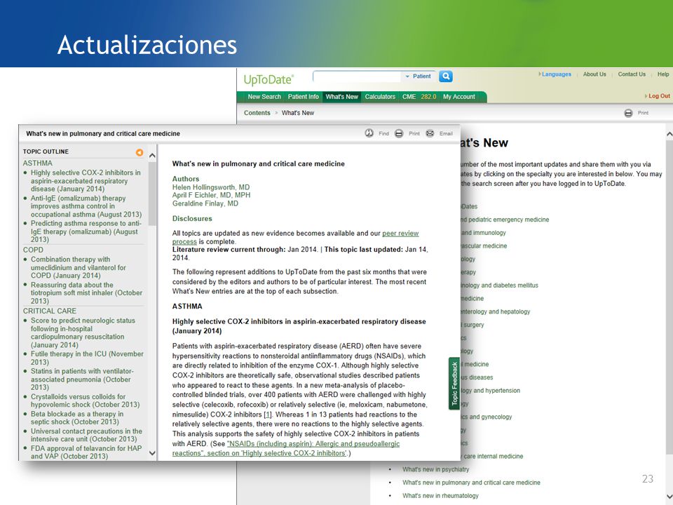 Haga un calculo rápido para obtener la información esencial