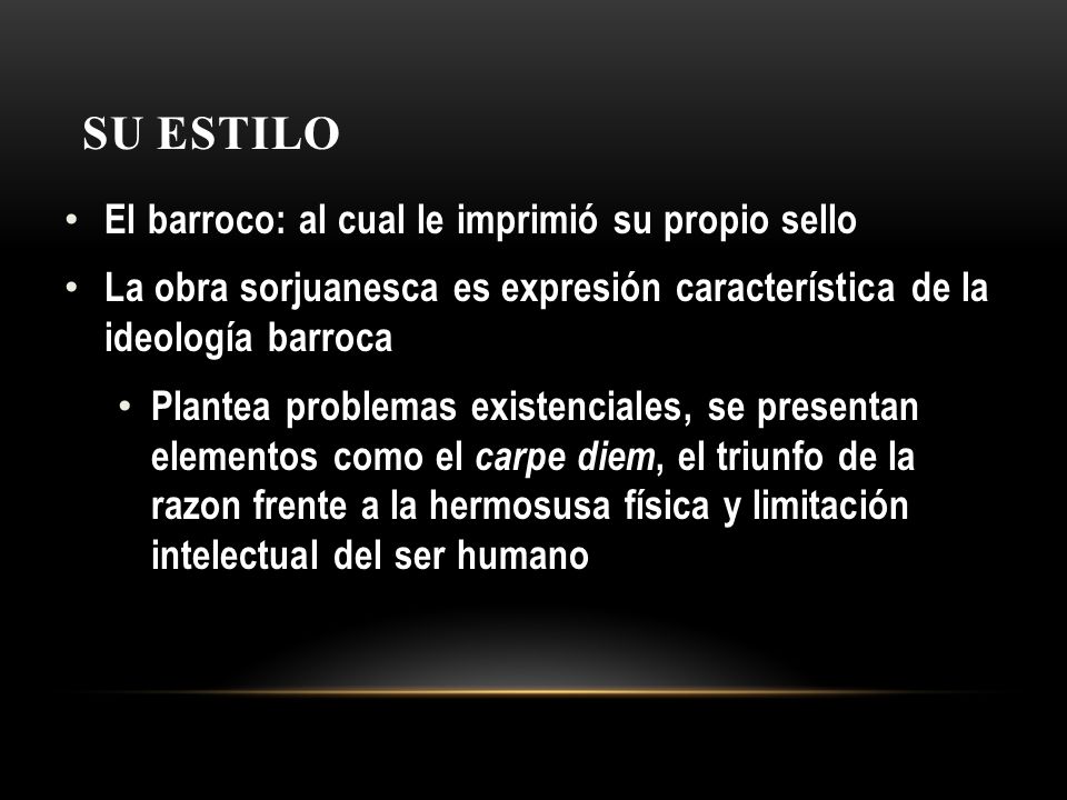 Su estilo El barroco: al cual le imprimió su propio sello