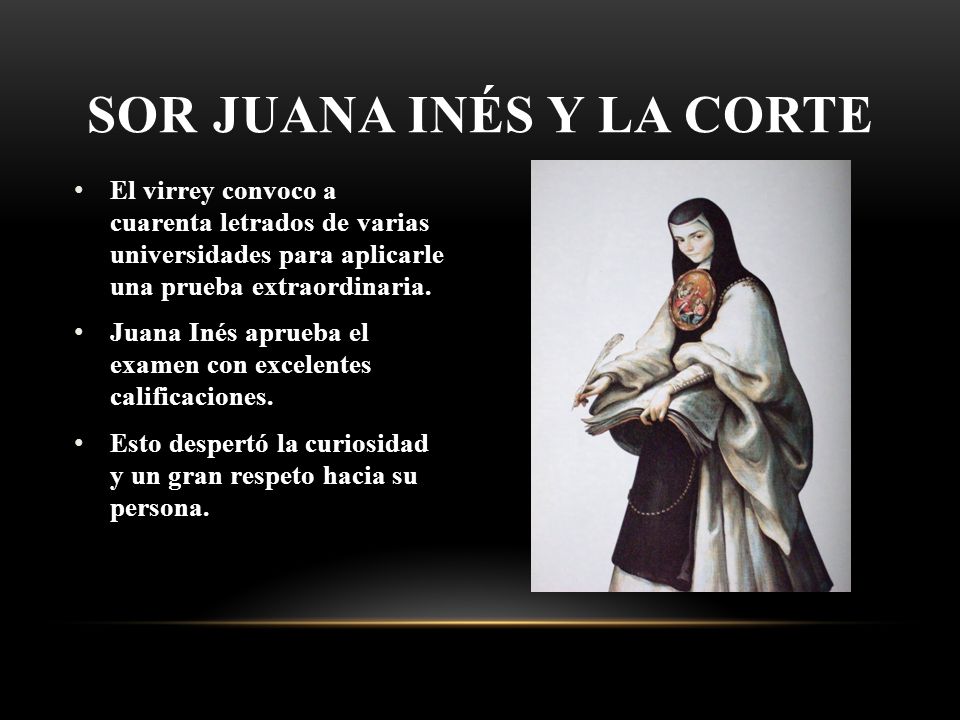 Sor Juana Inés y la corte