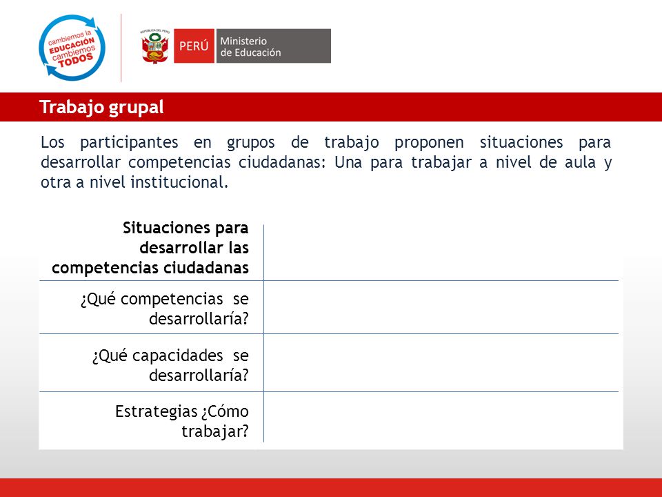 Trabajo grupal