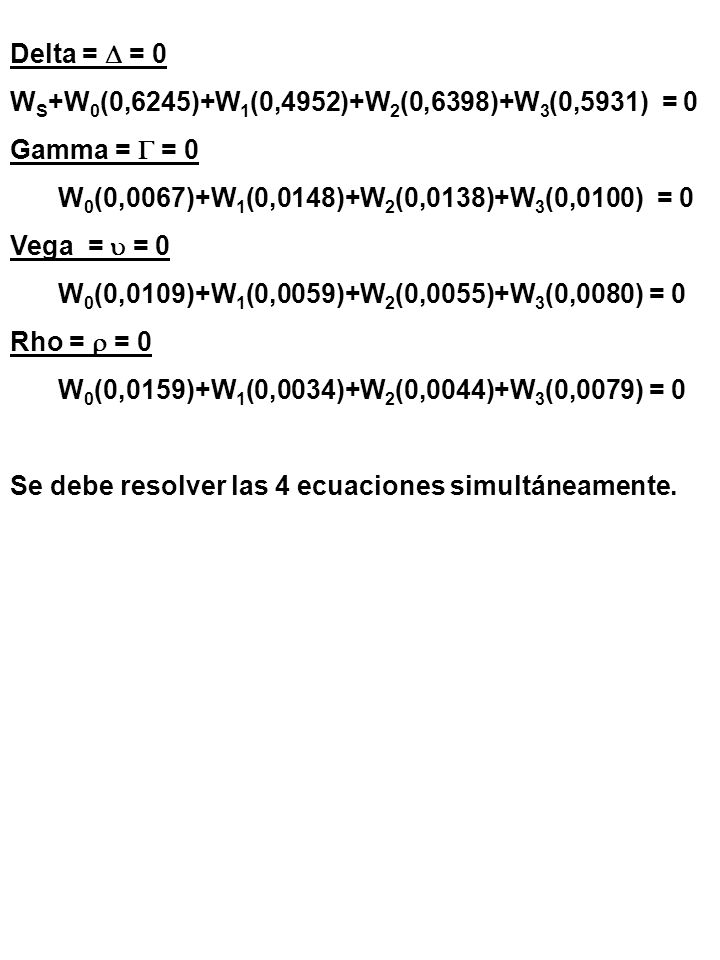 Delta =  = 0 WS+W0(0,6245)+W1(0,4952)+W2(0,6398)+W3(0,5931) = 0. Gamma =  = 0. W0(0,0067)+W1(0,0148)+W2(0,0138)+W3(0,0100) = 0.