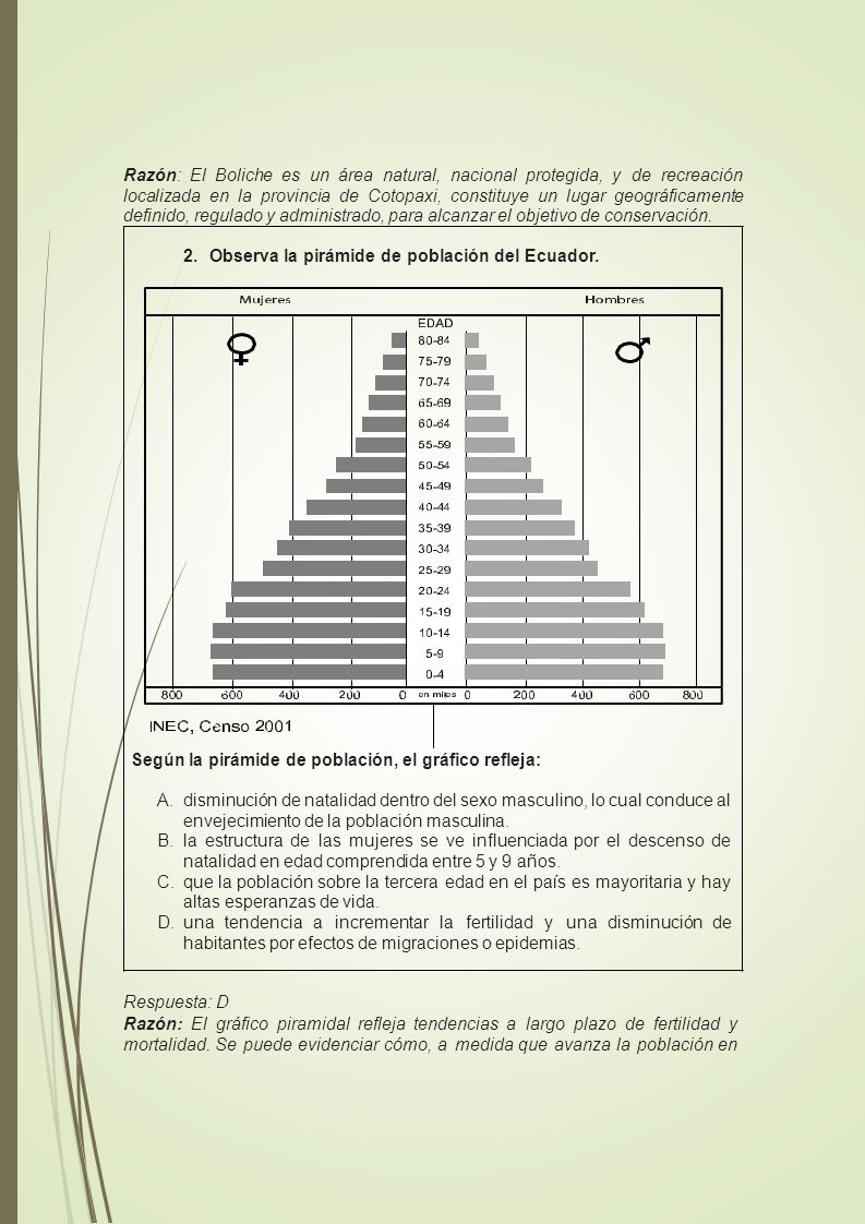 Razón: El Boliche es un área natural, nacional protegida, y de recreación localizada en la provincia de Cotopaxi, constituye un lugar geográficamente definido, regulado y administrado, para alcanzar el objetivo de conservación.