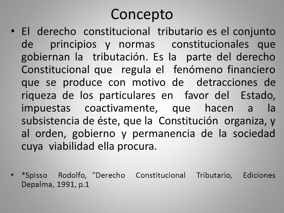 Derecho Constitucional Tributario - ppt descargar