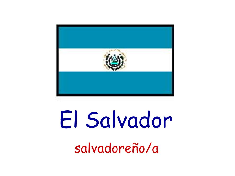El Salvador salvadoreño/a