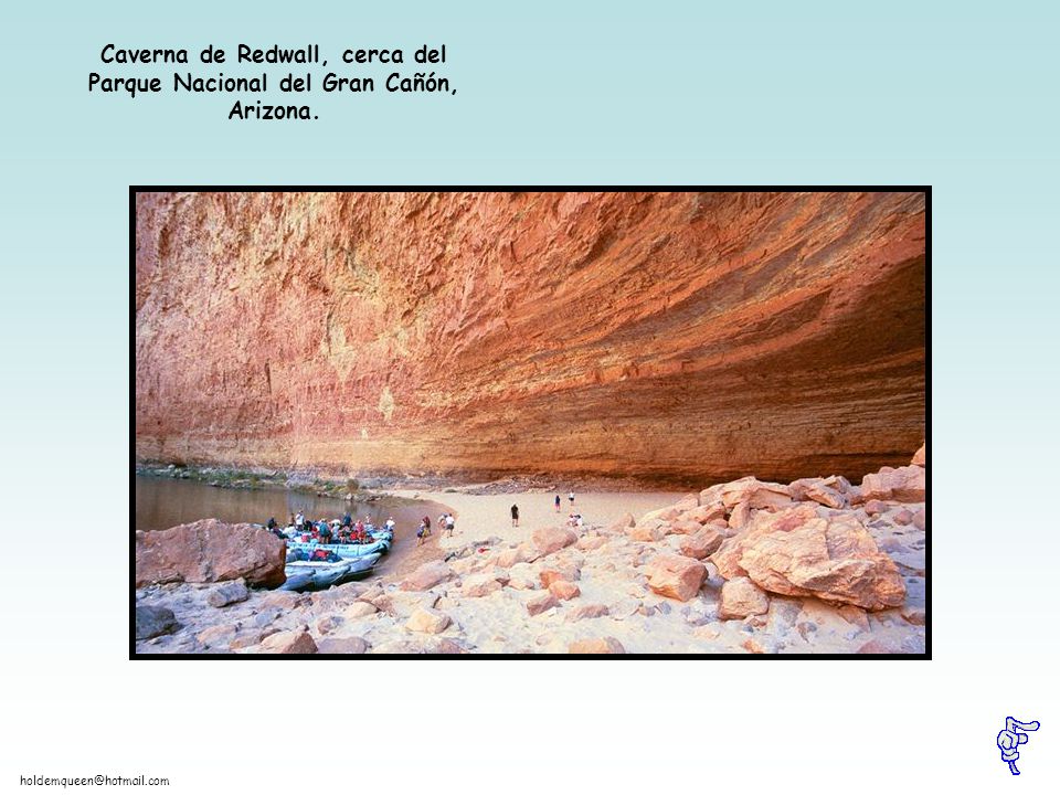 Caverna de Redwall, cerca del Parque Nacional del Gran Cañón, Arizona.