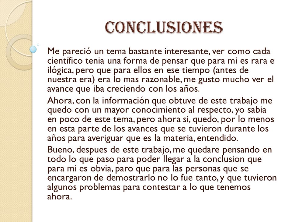 conclusiones