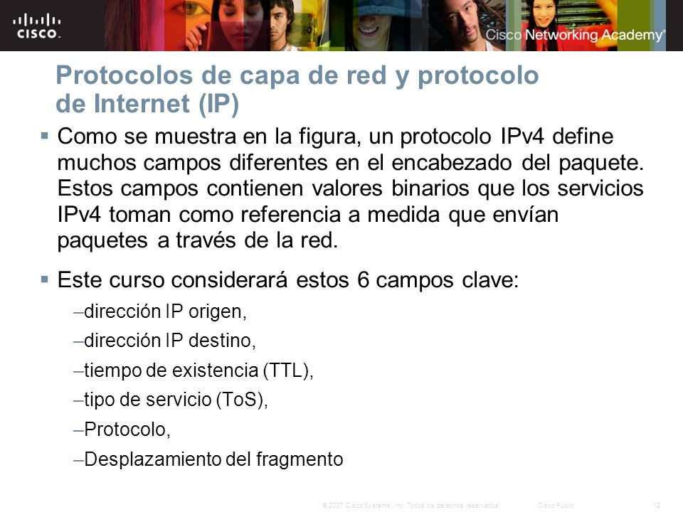Protocolos de capa de red y protocolo de Internet (IP)
