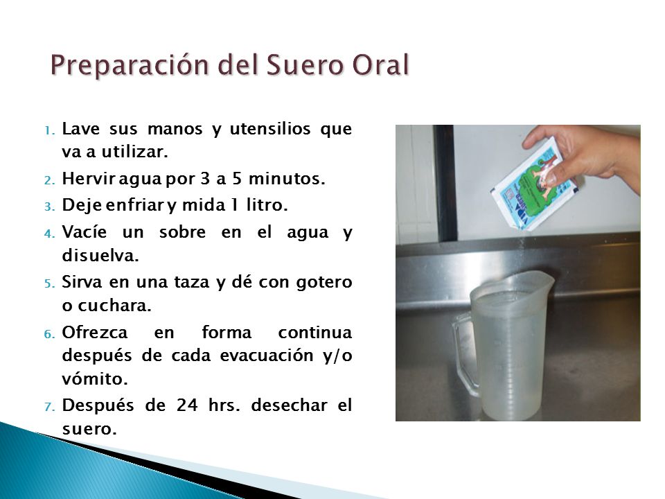 Preparación del Suero Oral