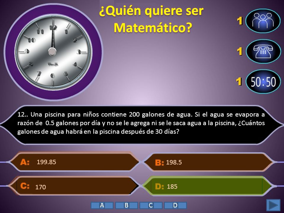 ¿Quién quiere ser Matemático