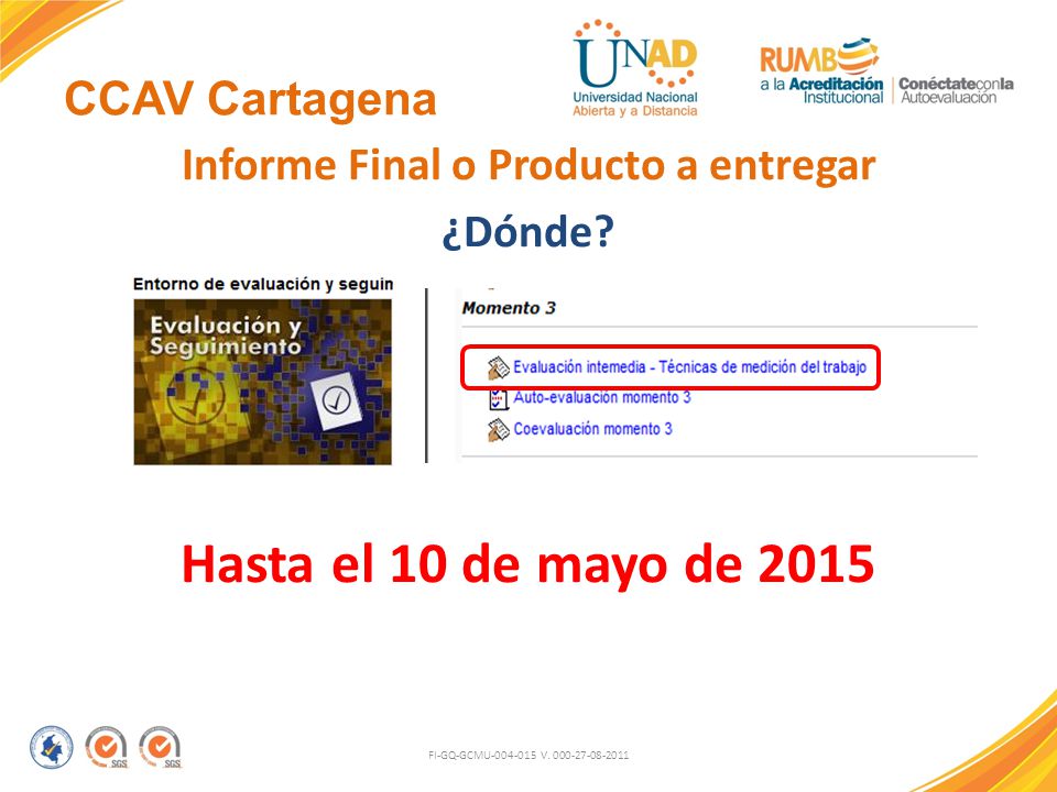 Informe Final o Producto a entregar