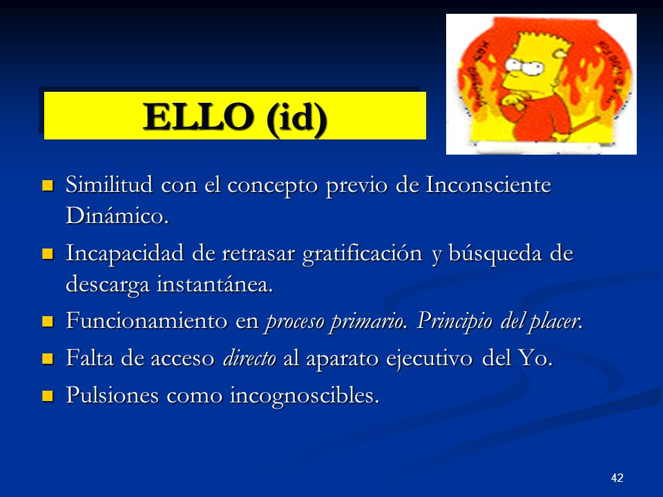 ELLO (id) Similitud con el concepto previo de Inconsciente Dinámico.