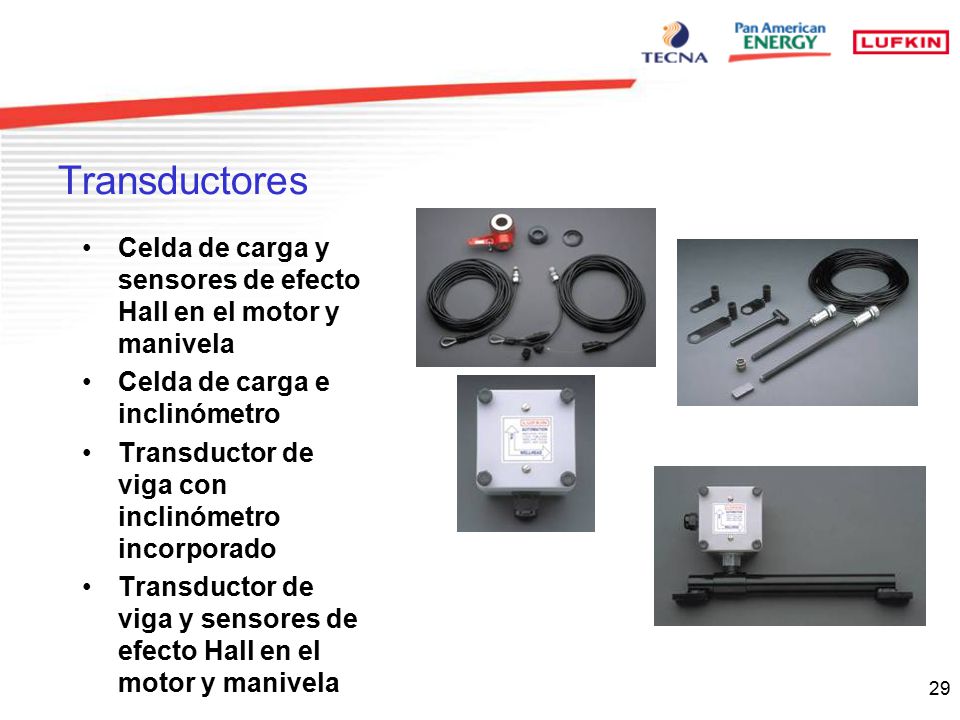 Transductores Celda de carga y sensores de efecto Hall en el motor y manivela. Celda de carga e inclinómetro.