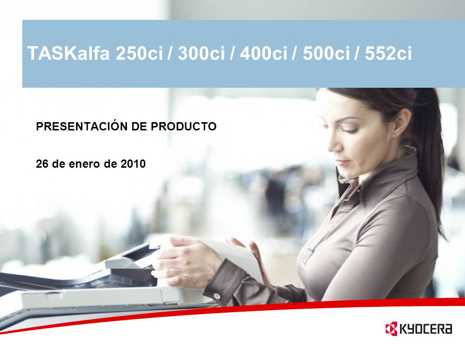 TASKalfa 250ci / 300ci / 400ci / 500ci / 552ci