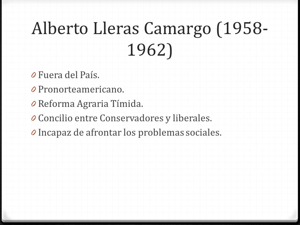 Alberto Lleras Camargo ( )