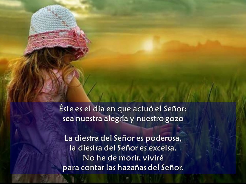 Éste es el día en que actuó el Señor: