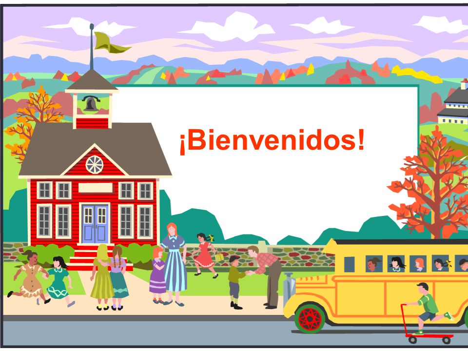 ¡Bienvenidos. This would be a great way to start the first week of school.