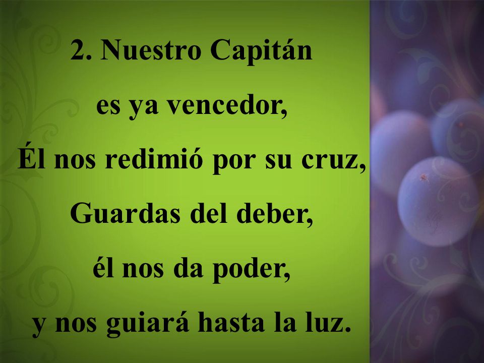 Él nos redimió por su cruz, y nos guiará hasta la luz.