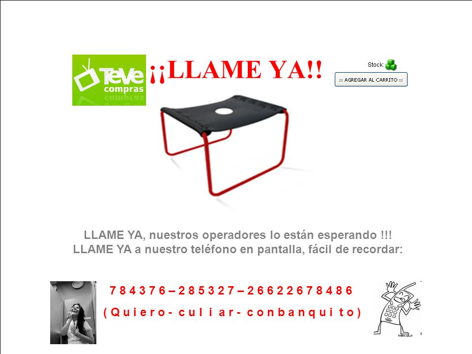 ¡¡LLAME YA!! LLAME YA, nuestros operadores lo están esperando !!!