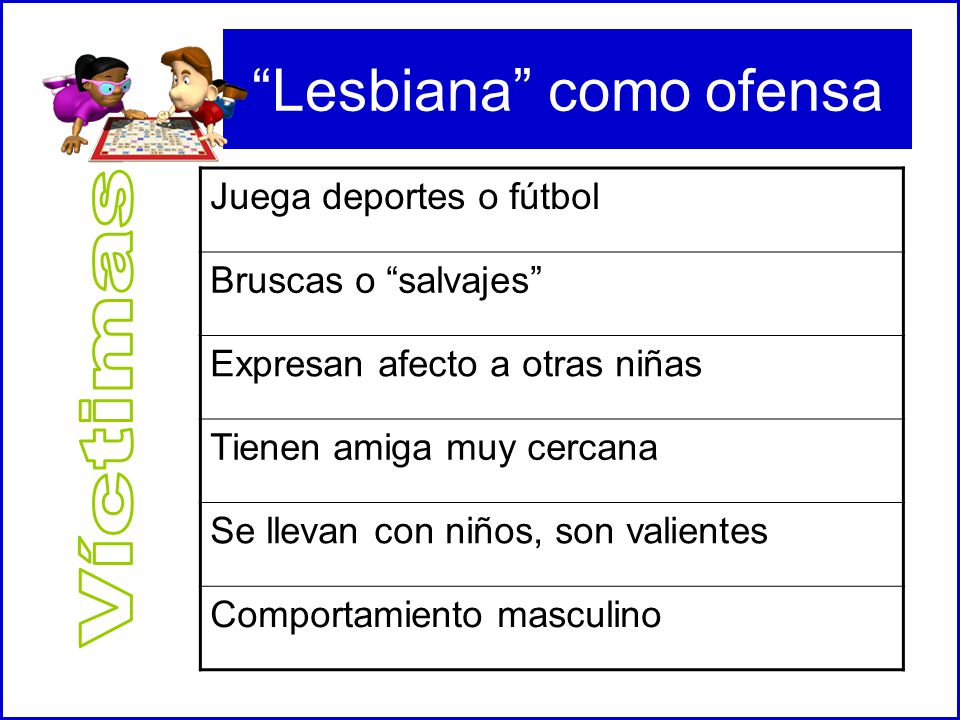 Lesbiana como ofensa