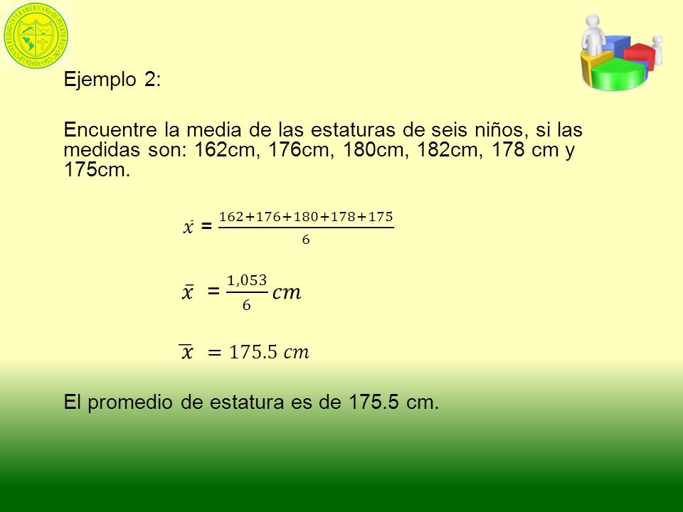 𝑥 = 𝑥 = 1,053 6 𝑐𝑚 𝑥 =175.5 𝑐𝑚 Ejemplo 2: