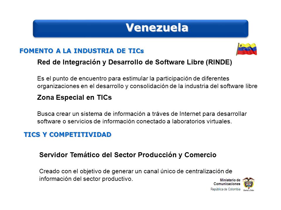 Venezuela Red de Integración y Desarrollo de Software Libre (RINDE)